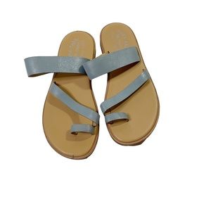 Kork-Ease Boho Casual Wedding Guest Summer Slip On Sandals Size 8